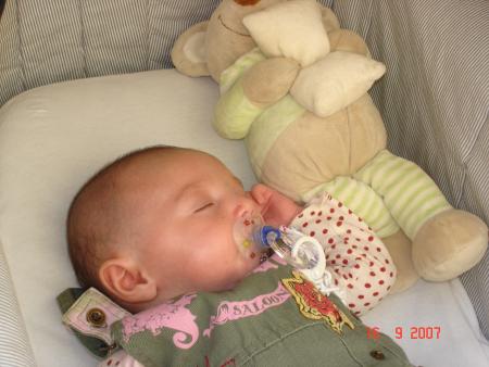 ma petite couse de 1 ans moi